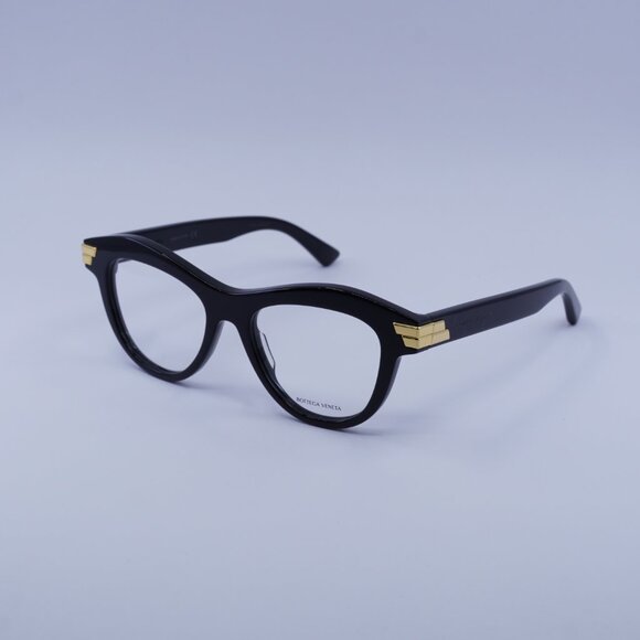 Bottega Veneta BV1105O 001 Eyeglasses Black 50mm Cat Eye Frame - Picture 6 of 11